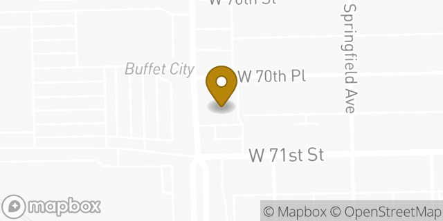 Map showing the location of Walgreens in Chicago, IL 60629