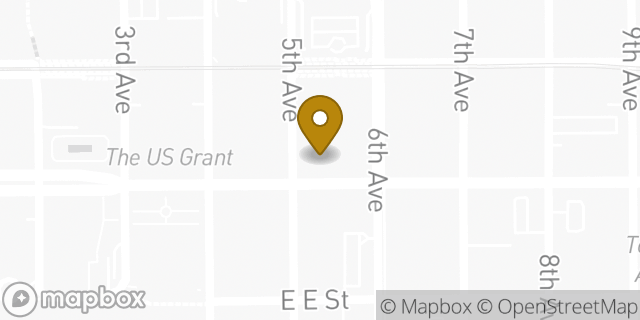 Map showing the location of ATM 7ELEVEN-FCTI in San Diego, CA 92101