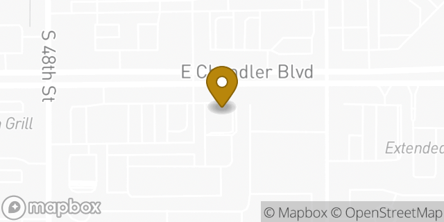 Map showing the location of Zoyo Neighborhood Yogurt in Phoenix, AZ 85048