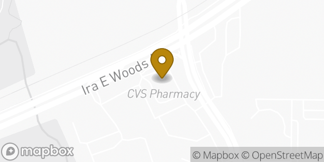 Map showing the location of CVS Pharmacy in Grapevine, TX 76051