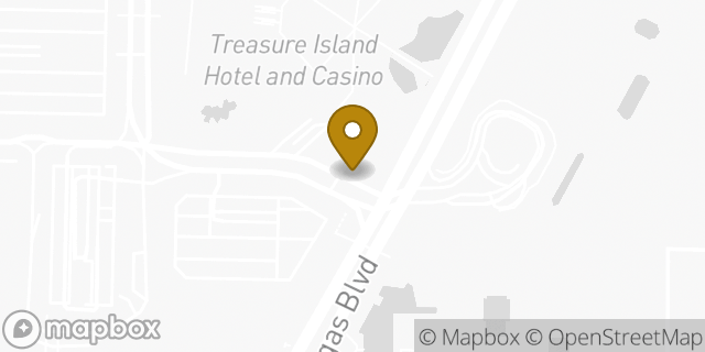 Map showing the location of Starbucks in Las Vegas, NV 89109