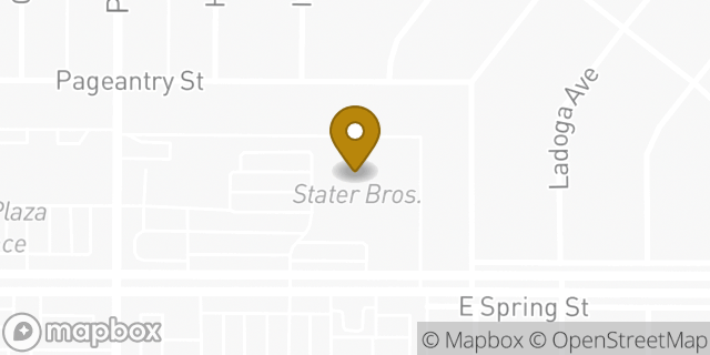 Map showing the location of Coinme in Long Beach, CA 90808