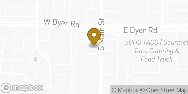 Map showing the location of 7-Eleven in Santa Ana, CA 92707
