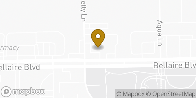 Map showing the location of AutoZone in Houston, TX 77072