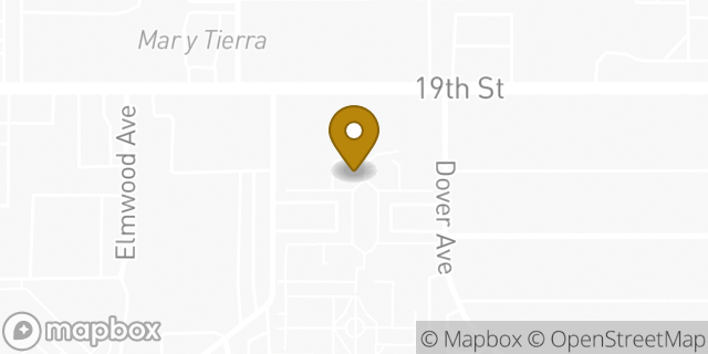 Map showing the location of Starbucks in Lubbock, TX 79407