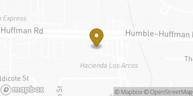 Map showing the location of Amazon Locker - Efe in Humble, TX 77346
