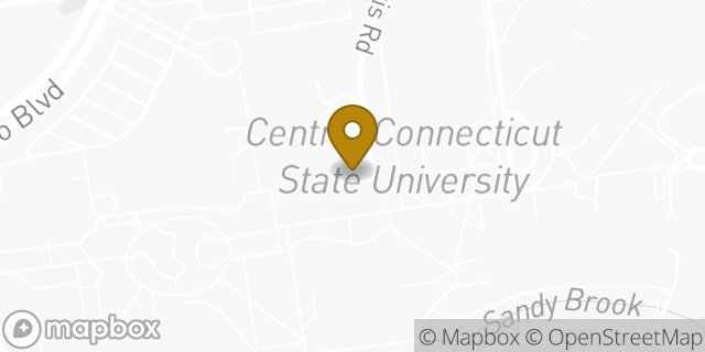 Map showing the location of Starbucks in New Britain, CT 06053