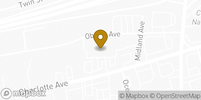 Map showing the location of Planet Fitness in Nashville, TN 37209