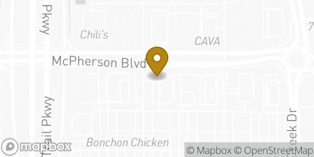 Map showing the location of Whataburger in Fort Worth, TX 76123