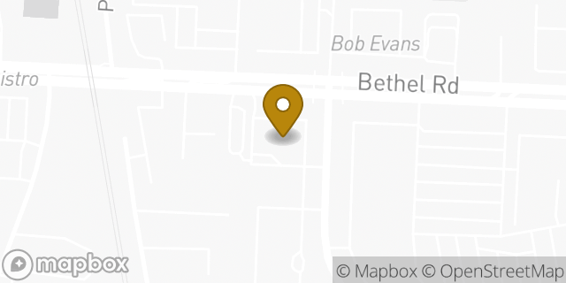 Map showing the location of CVS Pharmacy in Columbus, OH 43214