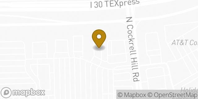 Map showing the location of McDonald's in Dallas, TX 75211