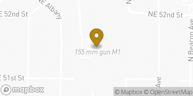 Map showing the location of American Legion in Kansas City, MO 64119