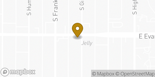 Map showing the location of Chipotle Mexican Grill in Denver, CO 80210
