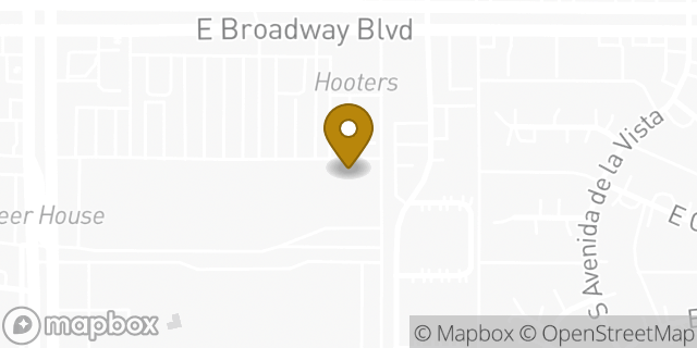 Map showing the location of Amazon Locker - Compress in Tucson, AZ 85710