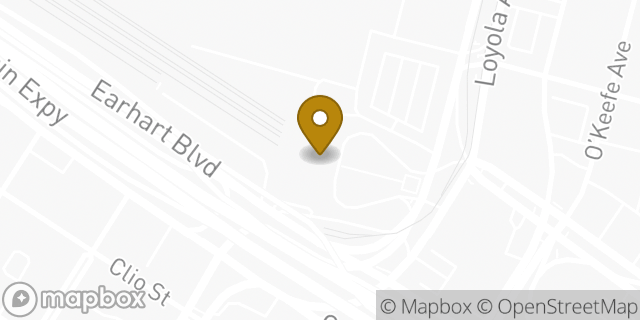 Map showing the location of Subway in New Orleans, LA 70113