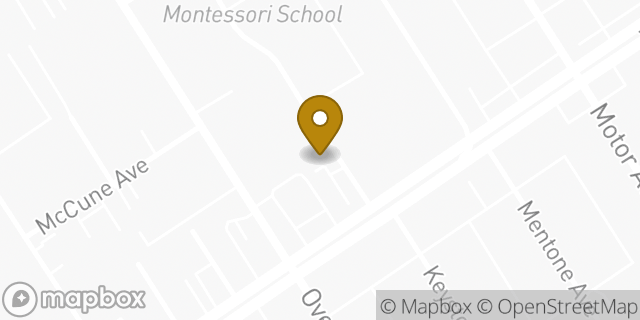 Map showing the location of Hertz in Los Angeles, CA 90034