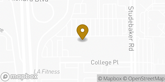 Map showing the location of Chipotle Mexican Grill in Cerritos, CA 90703