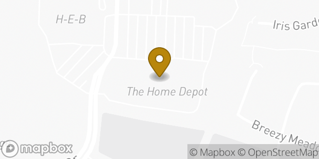 Map showing the location of The Home Depot in Houston, TX 77044
