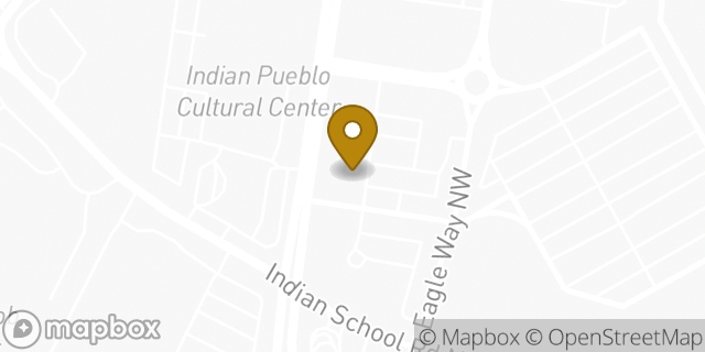 Map showing the location of Starbucks at Avanyu Plaza in Albuquerque, NM 87104
