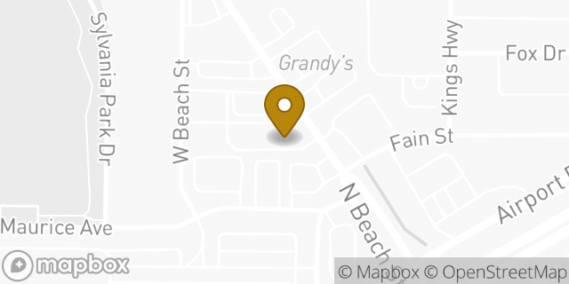 Map showing the location of Beach & Airport Fwy in FORT WORTH, TX 76111