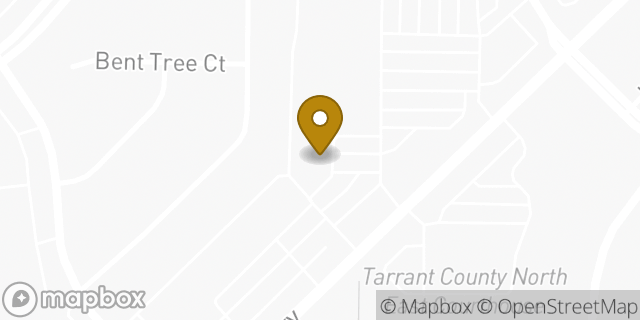 Map showing the location of The UPS Store in Hurst, TX 76054