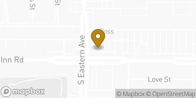 Map showing the location of Starbucks in Las Vegas, NV 89121