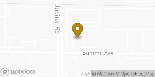 Map showing the location of QuikTrip in Plano, TX 75074
