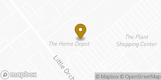 Map showing the location of The Home Depot in San Jose, CA 95125