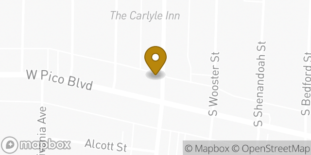Map showing the location of The UPS Store in Los Angeles, CA 90035