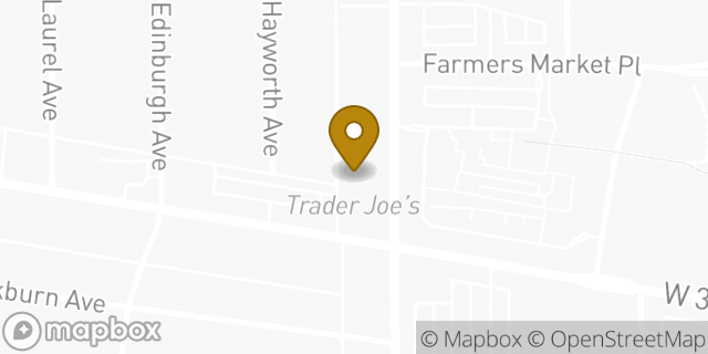 Map showing the location of Trader Joe's in Los Angeles, CA 90036