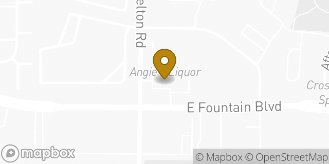 Map showing the location of 7-Eleven in Colorado Springs, CO 80910