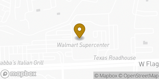 Map showing the location of Walmart in Miami, FL 33174