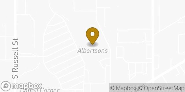 Map showing the location of Starbucks in Missoula, MT 59801