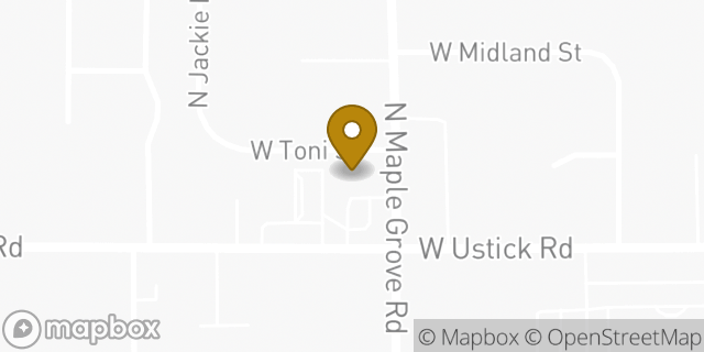 Map showing the location of Amazon Locker - Ngay in Boise, ID 83704