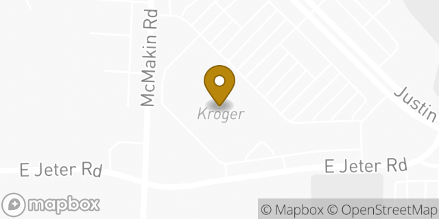 Map showing the location of ATM Kroger in Bartonville, TX 76226