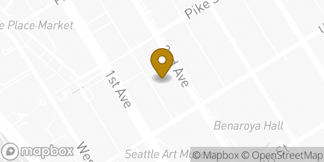 Map showing the location of Target in Seattle, WA 98101