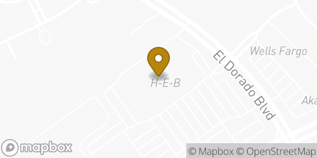 Map showing the location of H-E-B in Houston, TX 77059