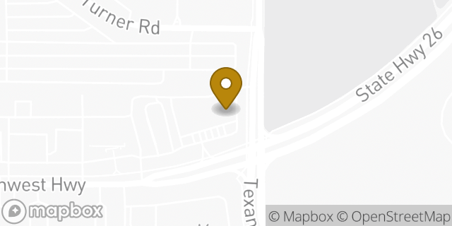 Map showing the location of Amazon Locker - Nether in Grapevine, TX 76051