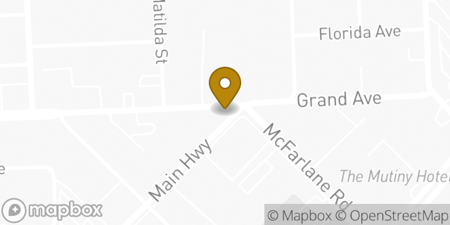 Map showing the location of Starbucks in Miami, FL 33133