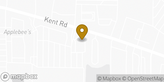 Map showing the location of McDonald's in Stow, OH 44224