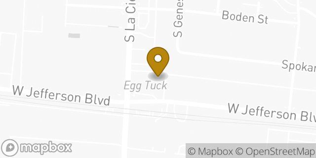 Map showing the location of The UPS Store in Los Angeles, CA 90016