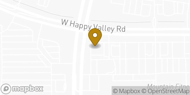 Map showing the location of Chase Bank in Peoria, AZ 85383