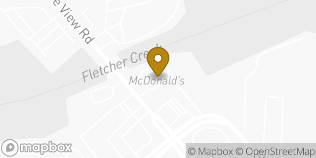 Map showing the location of McDonald's in Memphis, TN 38134