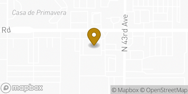 Map showing the location of Walgreens in Phoenix, AZ 85035