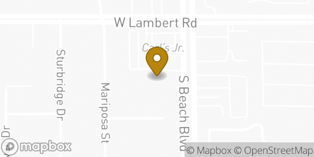 Map showing the location of Orange County North in La Habra, CA 90631