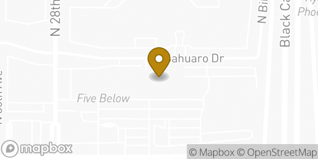 Map showing the location of Amazon Locker - Vicenzo in Phoenix, AZ 85029