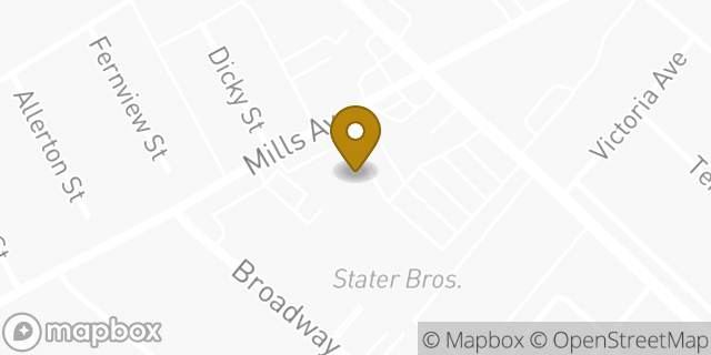 Map showing the location of CVS Pharmacy in Whittier, CA 90604