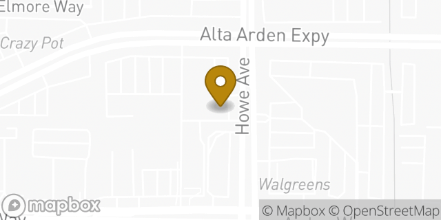 Map showing the location of The UPS Store in Sacramento, CA 95825