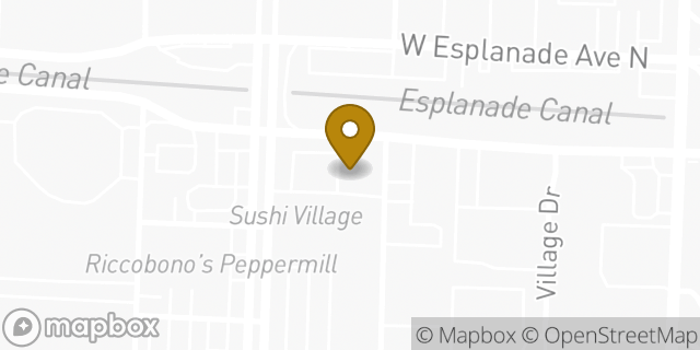 Map showing the location of CVS Pharmacy in Metairie, LA 70002