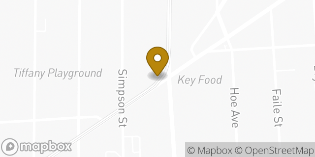 Map showing the location of Chase ATM in Bronx, NY 10459